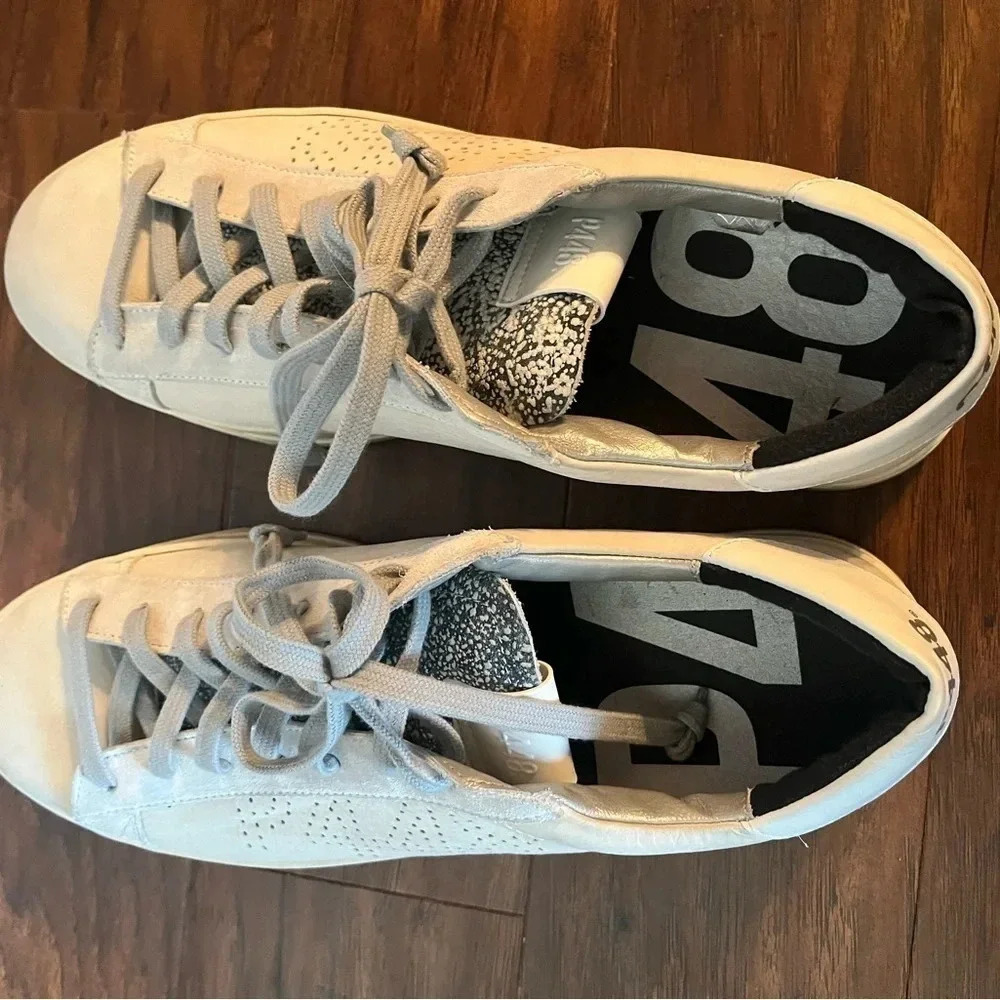 P448 Jack Nebul Sneakers, White - Picture 7 of 13